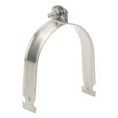 Abrazadera de Acero Inoxidable  de 4" Para Unicanal Tipo Strut