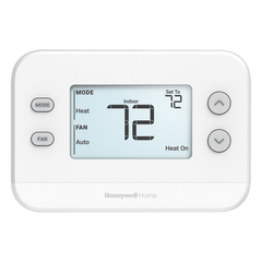Termostato no programable de una etapa 1H/1C con placa de montaje UWP, serie FocusPRO N100