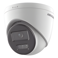 [Dual Light] Turret IP 6 Megapixel / Lente 2.8 mm / 30 mts IR + 30 mts Luz Blanca / Micrófono Integrado / ACUSENSE Lite / Exterior IP67 / H.265 / PoE / ONVIF / Micro SD