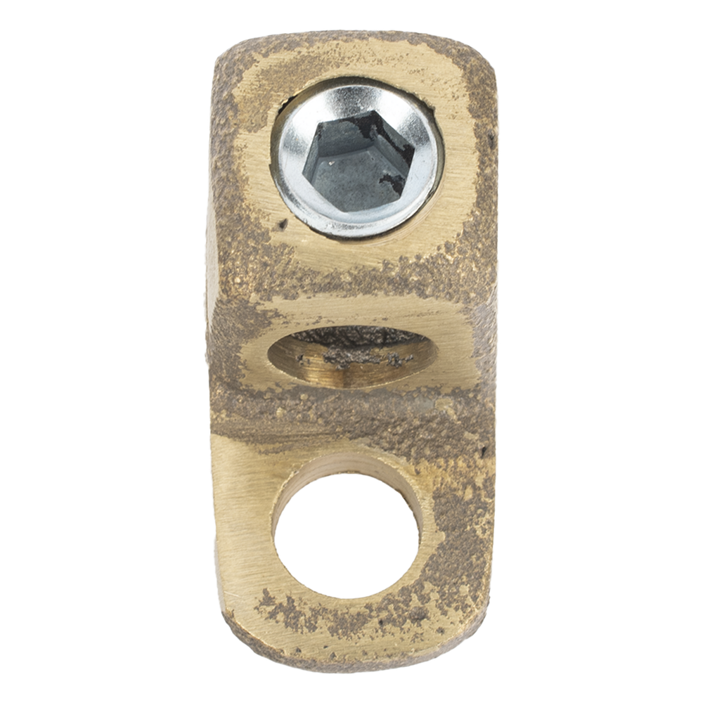 Conector Bornes 1/2" / Cable 1/0 AWG-250 MCM / Bronce 100% / Baja Resistencia / Sin Soldadura Exotérmica