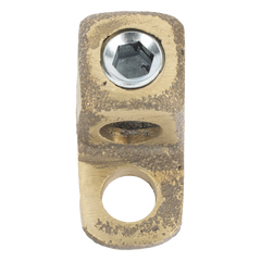 Conector Bornes 1/2" / Cable 1/0 AWG-250 MCM / Bronce 100% / Baja Resistencia / Sin Soldadura Exotérmica