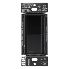 Interruptor de pared inteligente Claro on/off, 120 V con neutro, 5 A en LED y 600 W incandescente, funciona con control Pico y Smart Hub Caseta Wireless, color negro