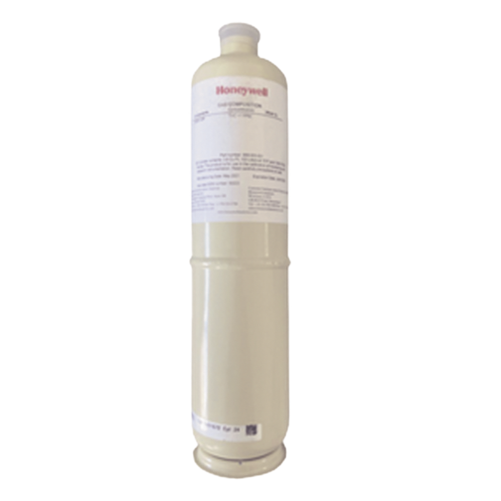 Cilindro de gas de calibración de sulfuro de hidrógeno (H2S) 50 ppm en balance de nitrógeno, 58 litros, para detectores de gases tóxicos