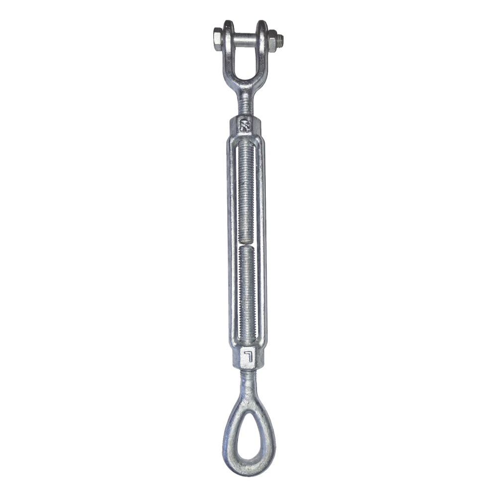 Tensor de 5/8" x 9" Acero Forjado OJO-QUIJADA Galv. Inmersión en Caliente (Carga Max. 3500 lbs).
