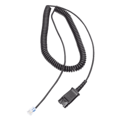 Cable adaptador para diademas modelo HT101, HT201 y HT202 para compatibilidad con teléfonos Grandstream, análogos, digitales, etc.