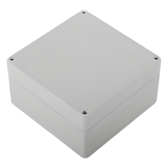 Gabinete Plástico para Exterior (IP65) de 160 x 160 x 90 mm Cierre por Tornillos.