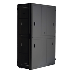 Gabinete FlexFusion™ XGL (Light) para Centros de Datos, 42 UR, 600 mm de Ancho, 1200 mm de Profundidad, Fabricado en Acero, Color Negro