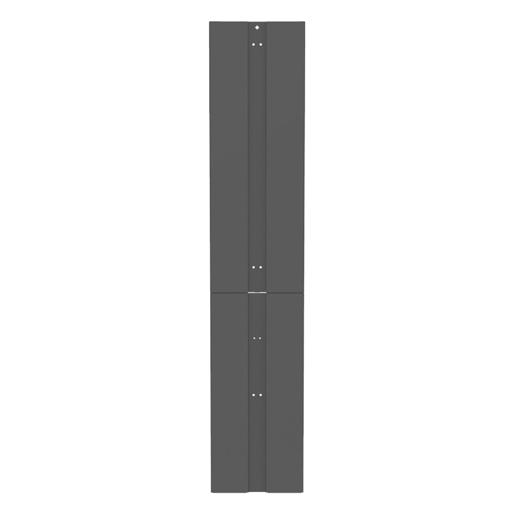 Tapa Final de Fila, Para Organizador Vertical PR2V PatchRunner™ 2, de 45 UR, Color Negro