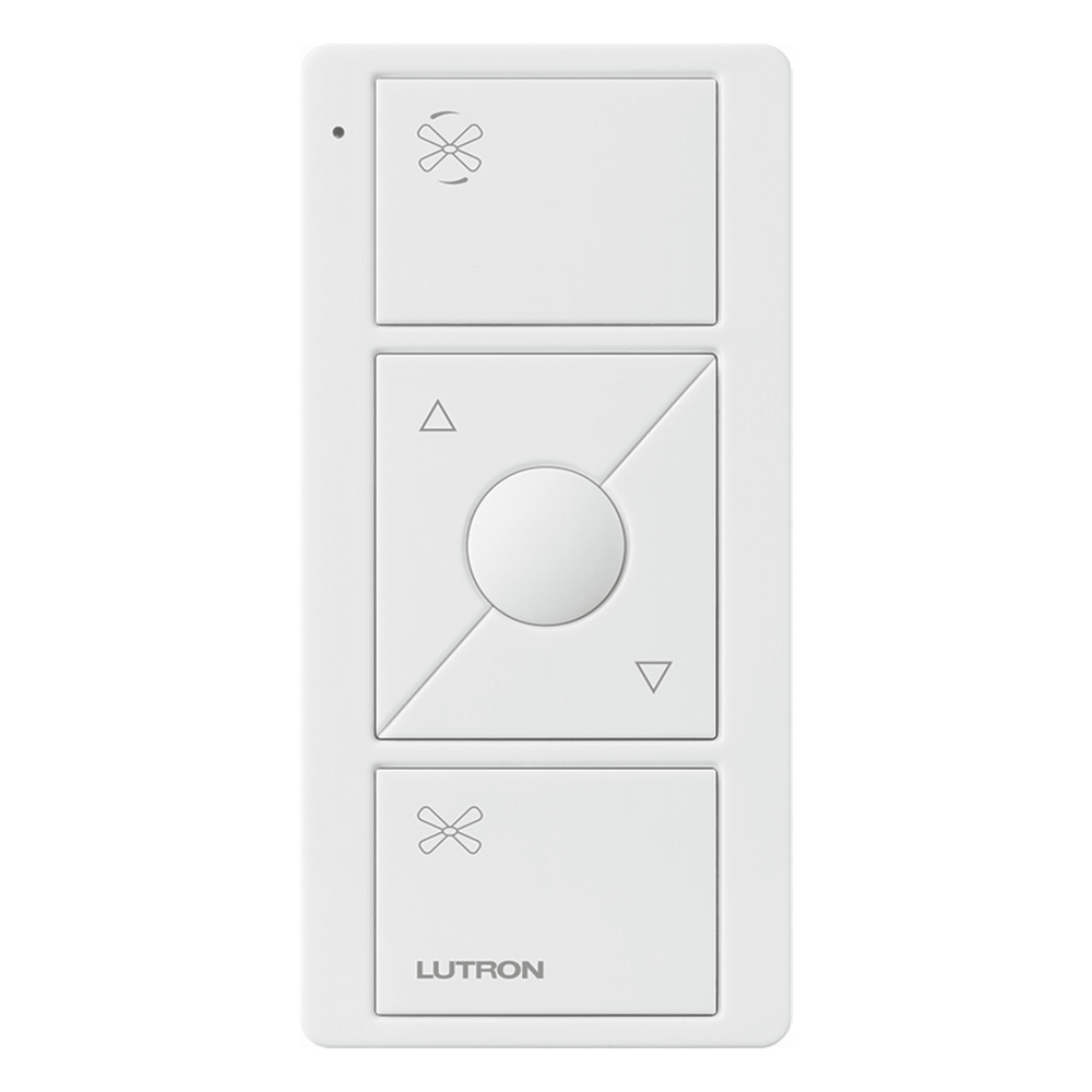 Control Pico inalámbrico para ventilador de techo, 3 botones con subir/bajar y botón de velocidad preestablecida, batería de 10 años, compatible con Caseta Wireless