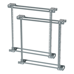 Ángulos de Rack ProTek / 12U / 19 pulgadas / Orificios Roscados (Tapped) / Acero / Zinc Plated / 533 mm (21 in) / EIA-310