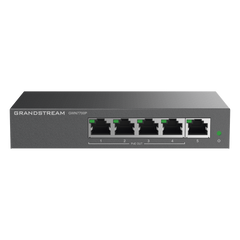 Switch PoE+ Gigabit No Administrable / 5 puertos 10/100/1000 Mbps / 4 puertos PoE+ / hasta 60W