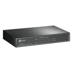 Switch Gigabit PoE+ no administrable de 8 puertos 10/100/1000 Mbps, solo 4 puertos PoE, para escritorio