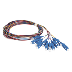 Kit de 12 Pigtails SC/UPC Monomodo 2 Metros (6.56 Pies)