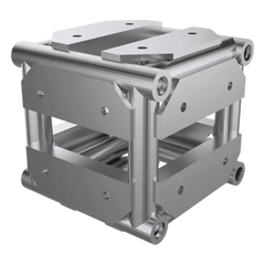 Cubo de Diseño 30x30 cm — 6 Vías de Conexión | Truss Tipo Americano | Esquina 3D