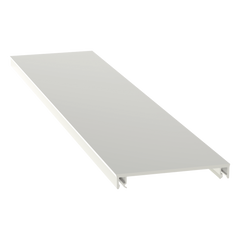 Cubierta para canaleta T-70, de PVC rígido, 70.1 x 9.1 x 1828.8 mm, Color Blanco