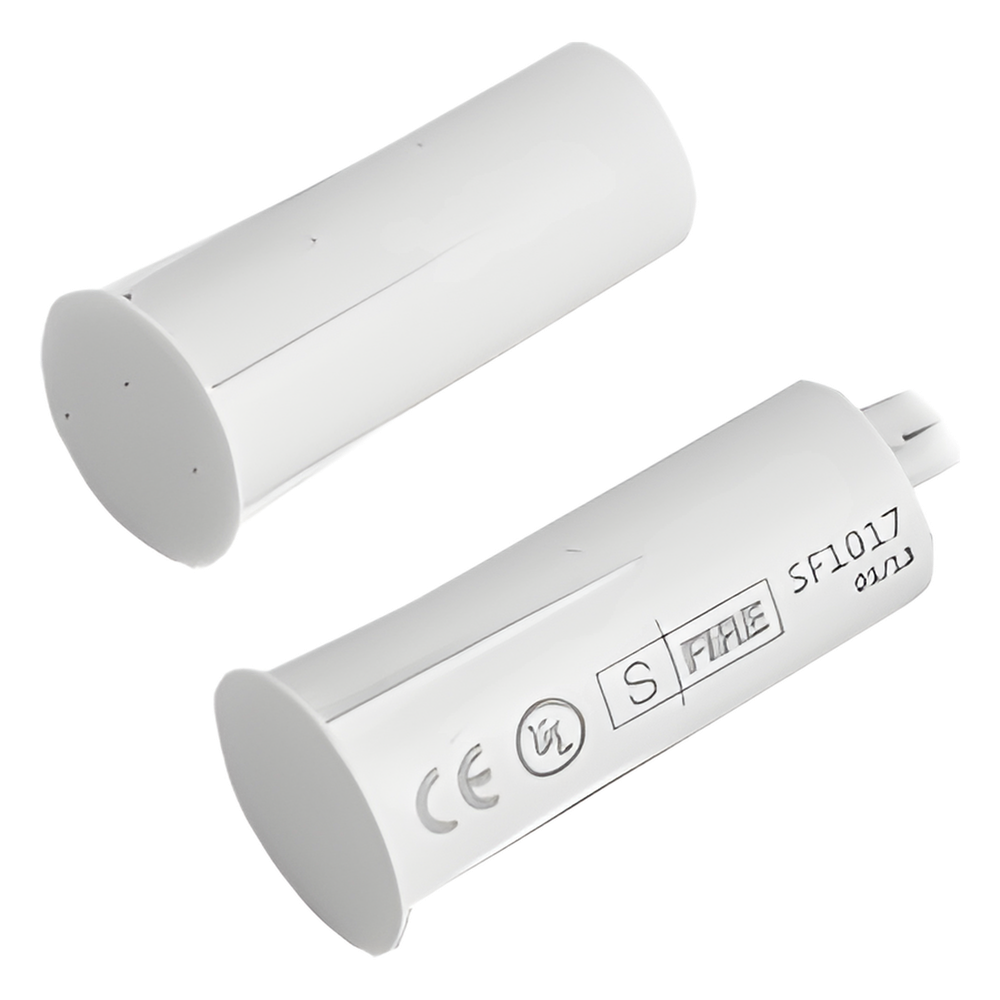 Contacto Magnético de Empotrar / GAP 19 mm / Switch NC / Puertas y Ventanas de Madera y Aluminio / Color Blanco / 12VCC