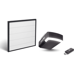Kit Puerta de Garage 8x7 Pies (2.44 x 2.13 m) / Motor DC 1/2 HP / Insulada / Activación WiFi / Hasta 50 Controles / Lámina Calibre 26