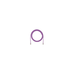Cable de Parcheo UTP, Cat6A, Diámetro Reducido (28 AWG), CM/LSZH, Color Violeta, 20.3 cm (8 Pulgadas)