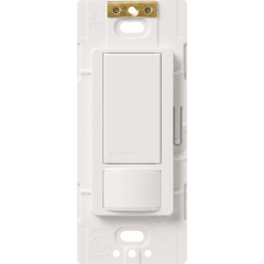 Apagador de pared con sensor de ocupación y vacancia Maestro, 5 A de iluminación y 3 A para ventilador a 120 V, con opción de 3 vías y multilocalización, blanco