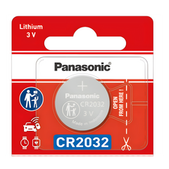 Batería de litio CR2032 de 3 V a 225 mAh (No recargable)