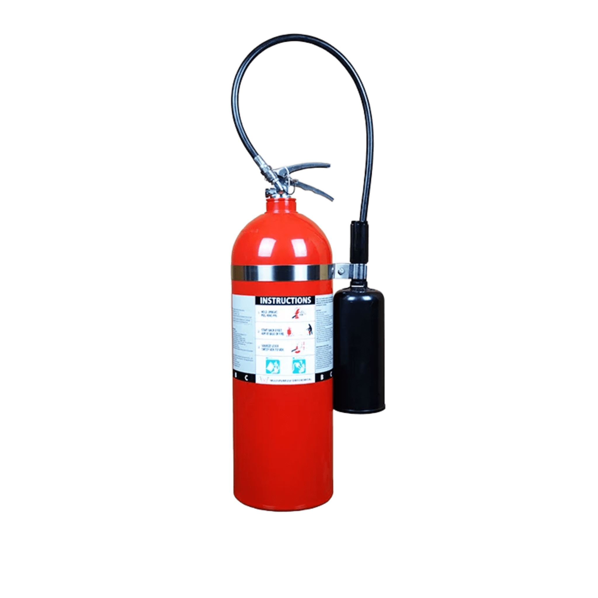Extintor de Bióxido de Carbono Capacidad 20 libras | UL EX 26671
