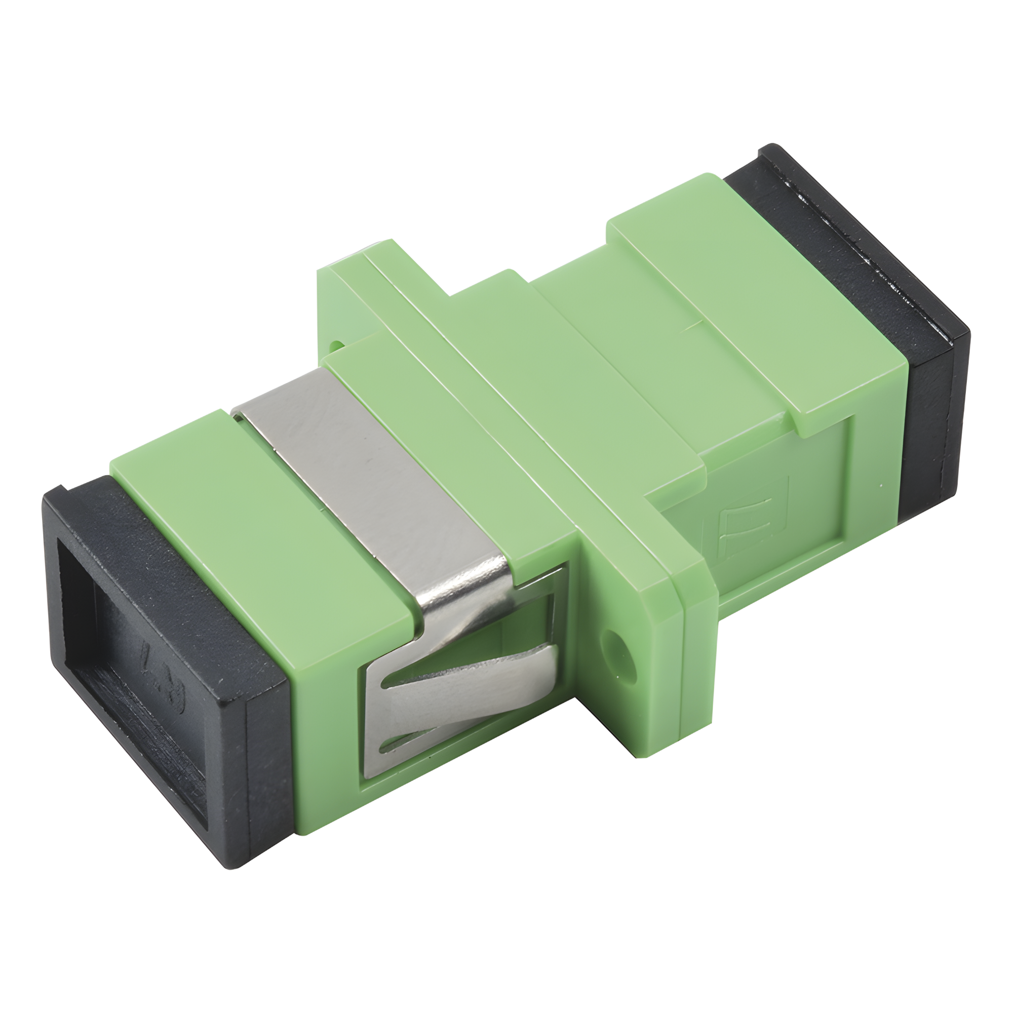 Módulo Acoplador de Fibra Óptica Simplex SC/APC a SC/APC para Fibra Monomodo