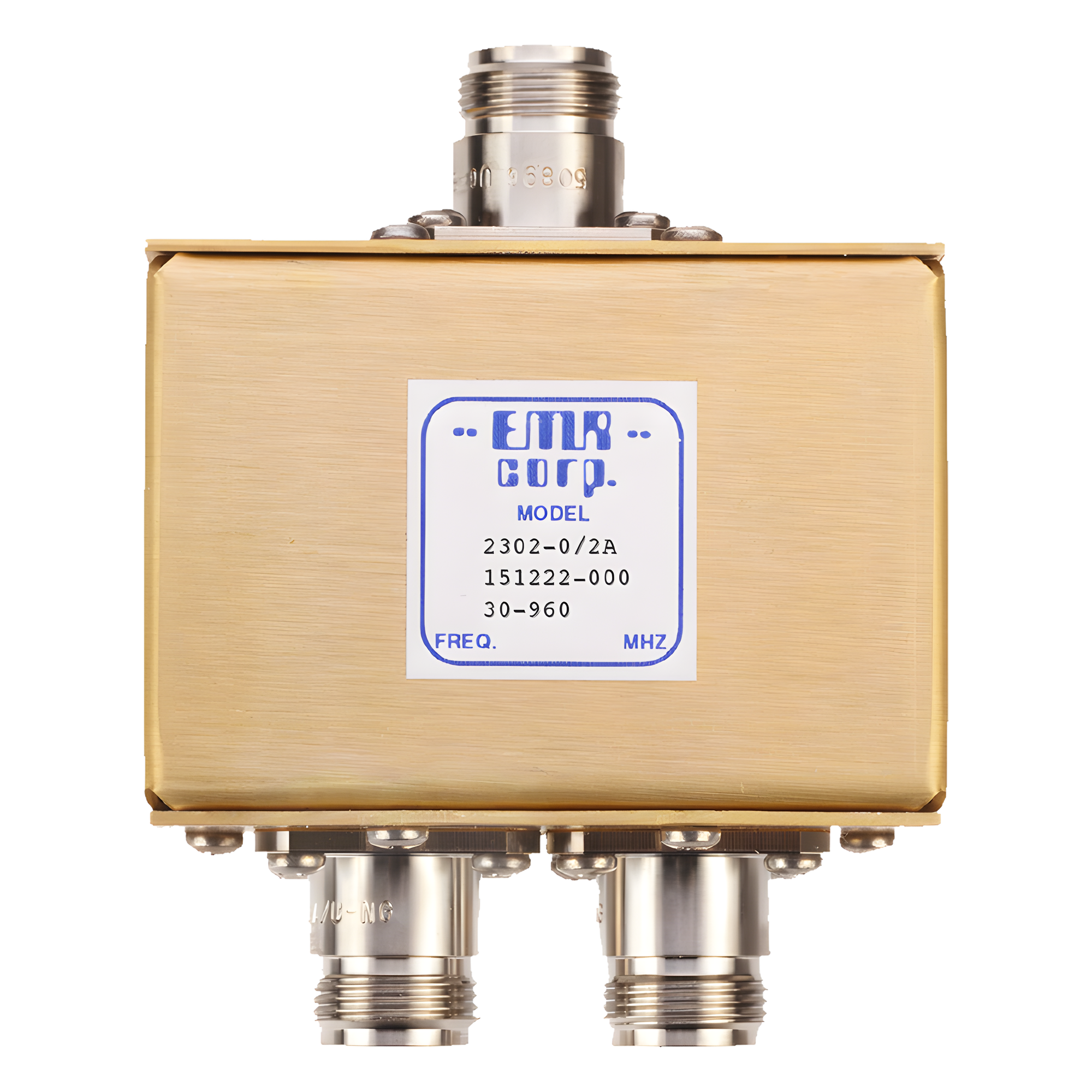 Divisor de Potencia EMR de 2 Vías, 30-960 MHz, 0.5 Watt, Conectores N Hembra.