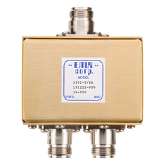 Divisor de Potencia EMR de 2 Vías, 30-960 MHz, 0.5 Watt, Conectores N Hembra.