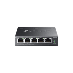 Switch Gestionado 5 Puertos Gigabit / 4 Puertos PoE+ 802.3at/af / 65W Power Budget / Gestión Cloud Omada SDN / Sin Ventiladores / QoS / VLAN