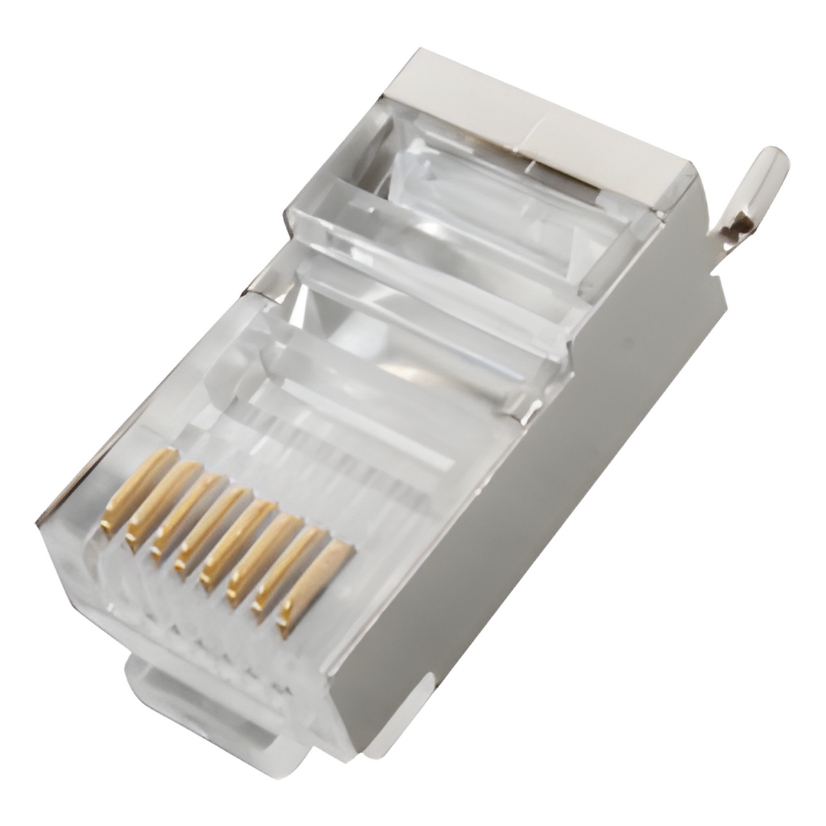 Conector RJ45 para Cable FTP/STP Categoría 5E - Blindado con Pin a Tierra