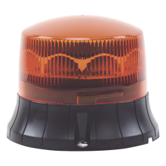 Burbuja LED giratoria de color ámbar, 9 LEDs, montaje permanente