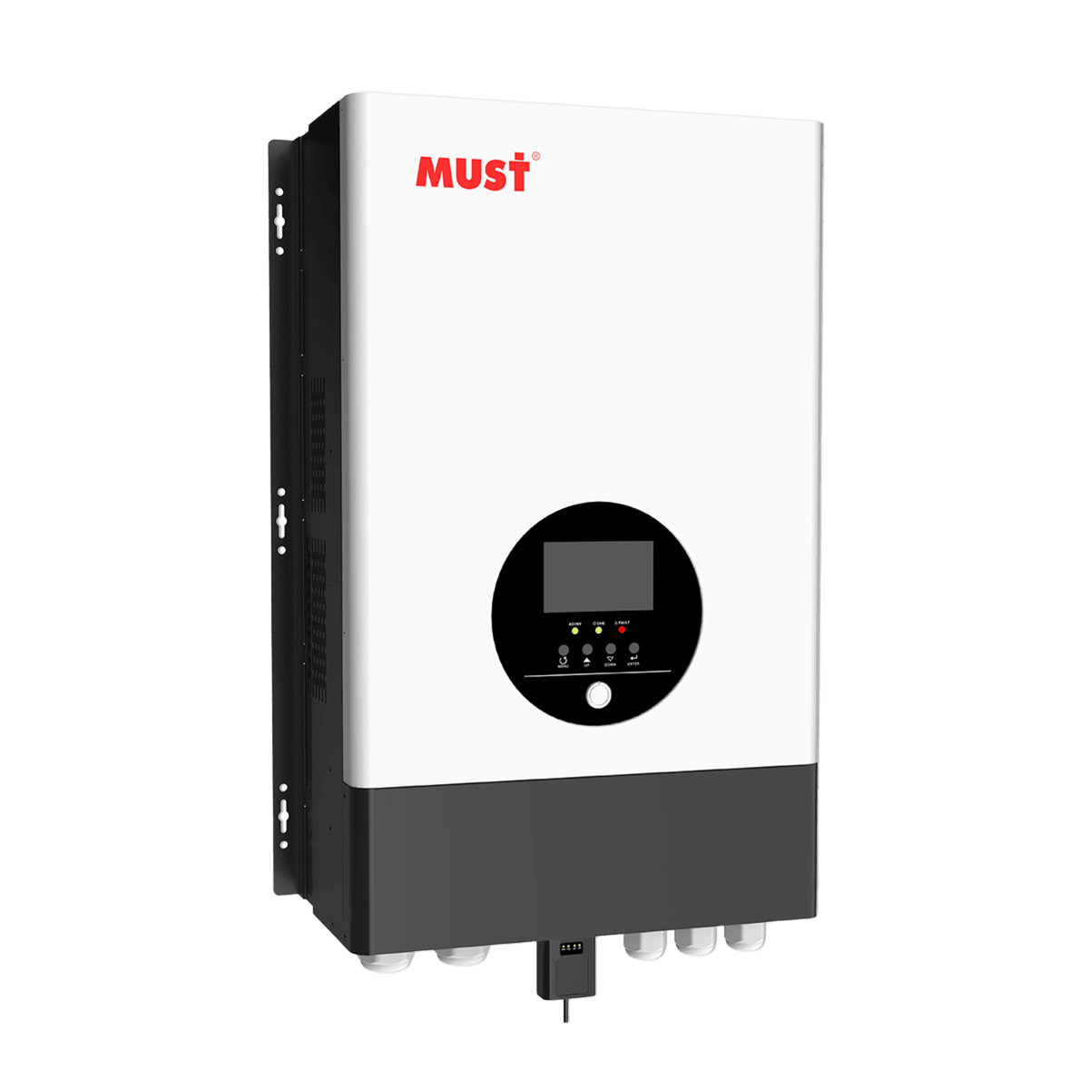 Inversor / Cargador para Sistemas Tipo Isla de 8,000W a 48Vcd / 220Vca, Onda Sinusoidal Pura con Controlador MPPT