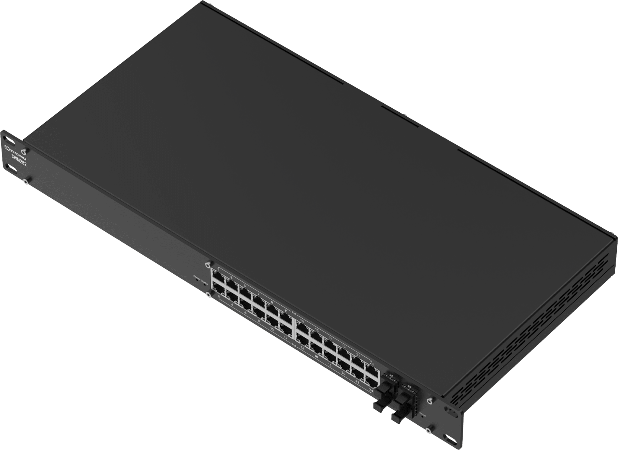 Switch Administrable L2+, 24 Puertos Gigabit PoE+, 4 Puertos SFP, 300W PoE Budget, Rack 19", IP30, TSWOS