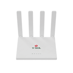 Router Inalámbrico WiFi 6 / 1 Puerto WAN Gigabit / 3 puertos LAN Gigabit/ Soporta MESH con las ONUs WiFi 6 de V-SOL