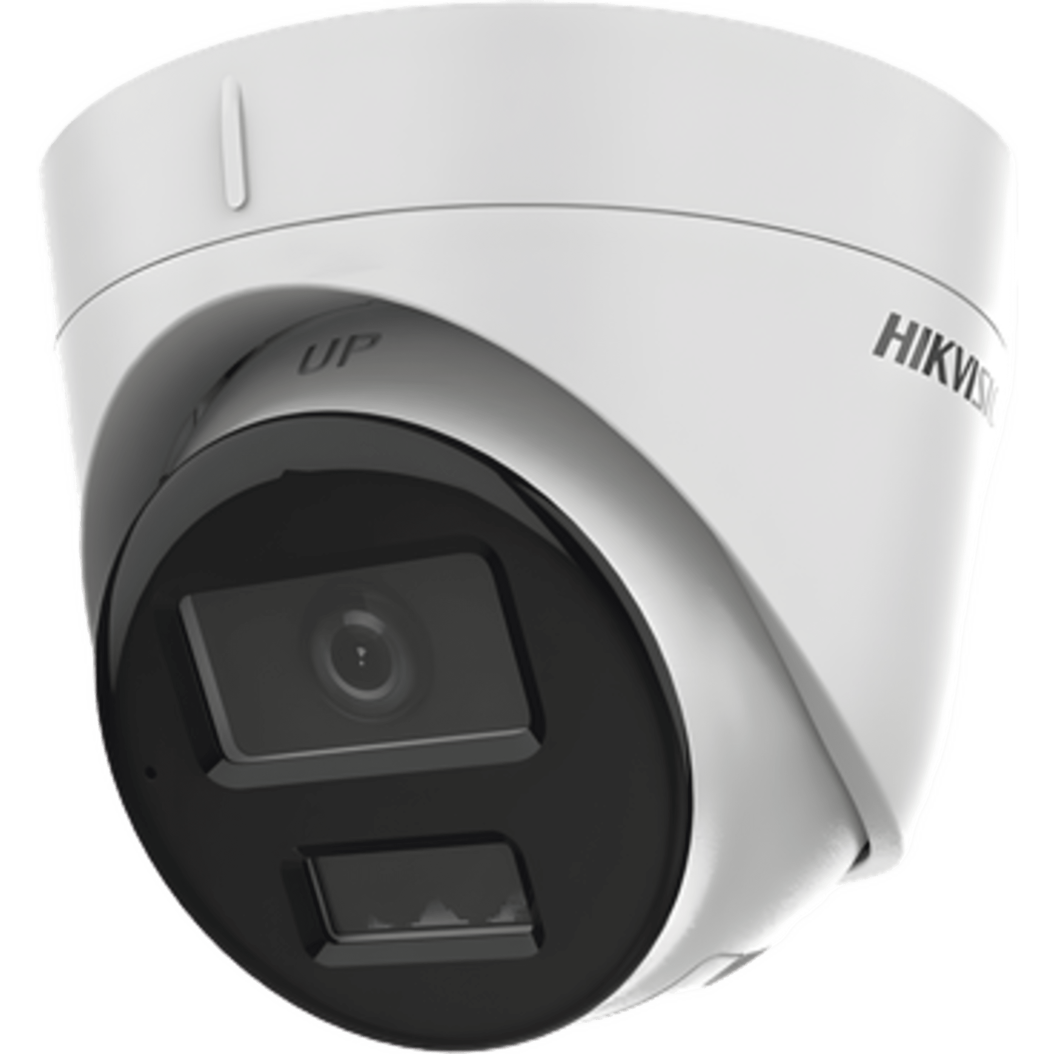 [Dual Light] Turret IP 4 Megapixel / Lente 2.8 mm / 30 mts IR + 30 mts Luz Blanca / Micrófono Integrado / ACUSENSE Lite / Exterior IP67 / H.265 / PoE / ONVIF / Micro SD