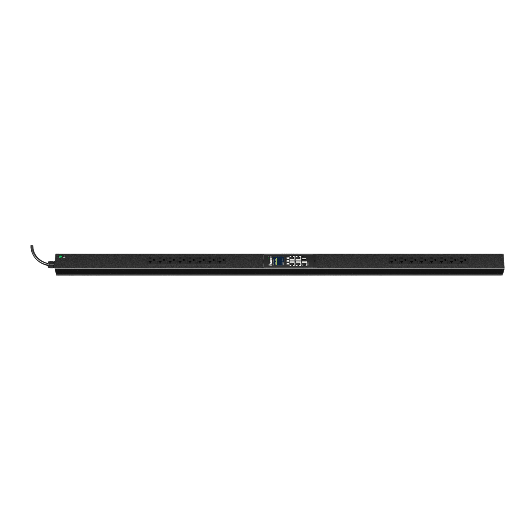 PDU ES2P Monitoreable (MI) para Distribución de Energía, Enchufe de Entrada NEMA 5-15P, Con 16 Salidas NEMA 5-20R, de Instalación Vertical, 120 Vca, 15 Amp