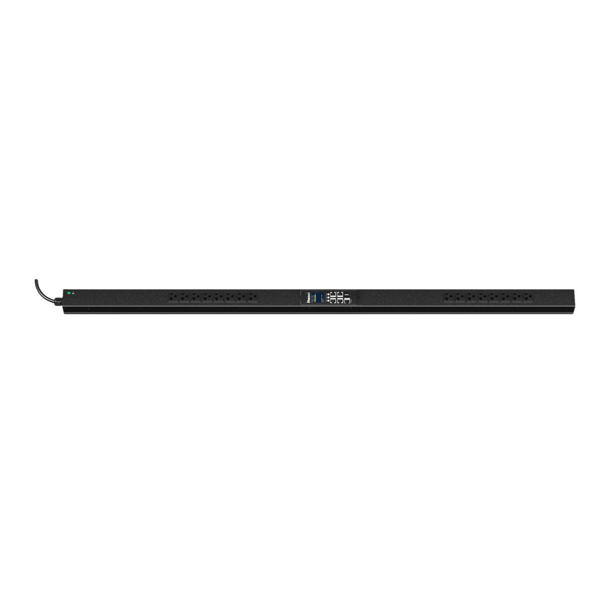 PDU ES2P Monitoreable (MI) para Distribución de Energía, Enchufe de Entrada NEMA 5-15P, Con 16 Salidas NEMA 5-20R, de Instalación Vertical, 120 Vca, 15 Amp