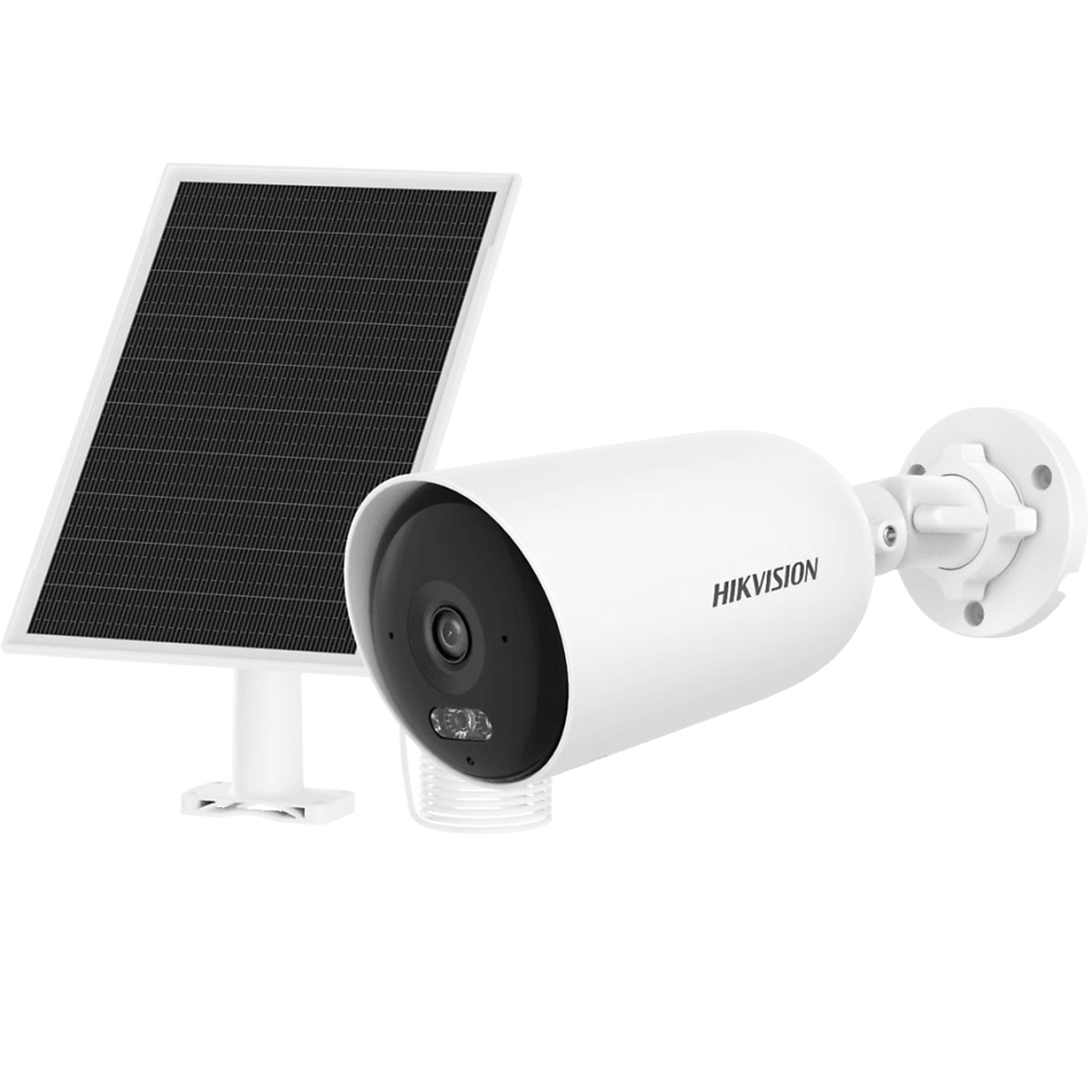 Kit Solar IP All in One / AOV / Bala IP 4 Megapixel / Lente 2.8 mm / Panel Solar + Batería de Respaldo de Litio (9000 mAh) / SIM 4G Incluido/ Audio Bidireccional / IP66 / Micro SD