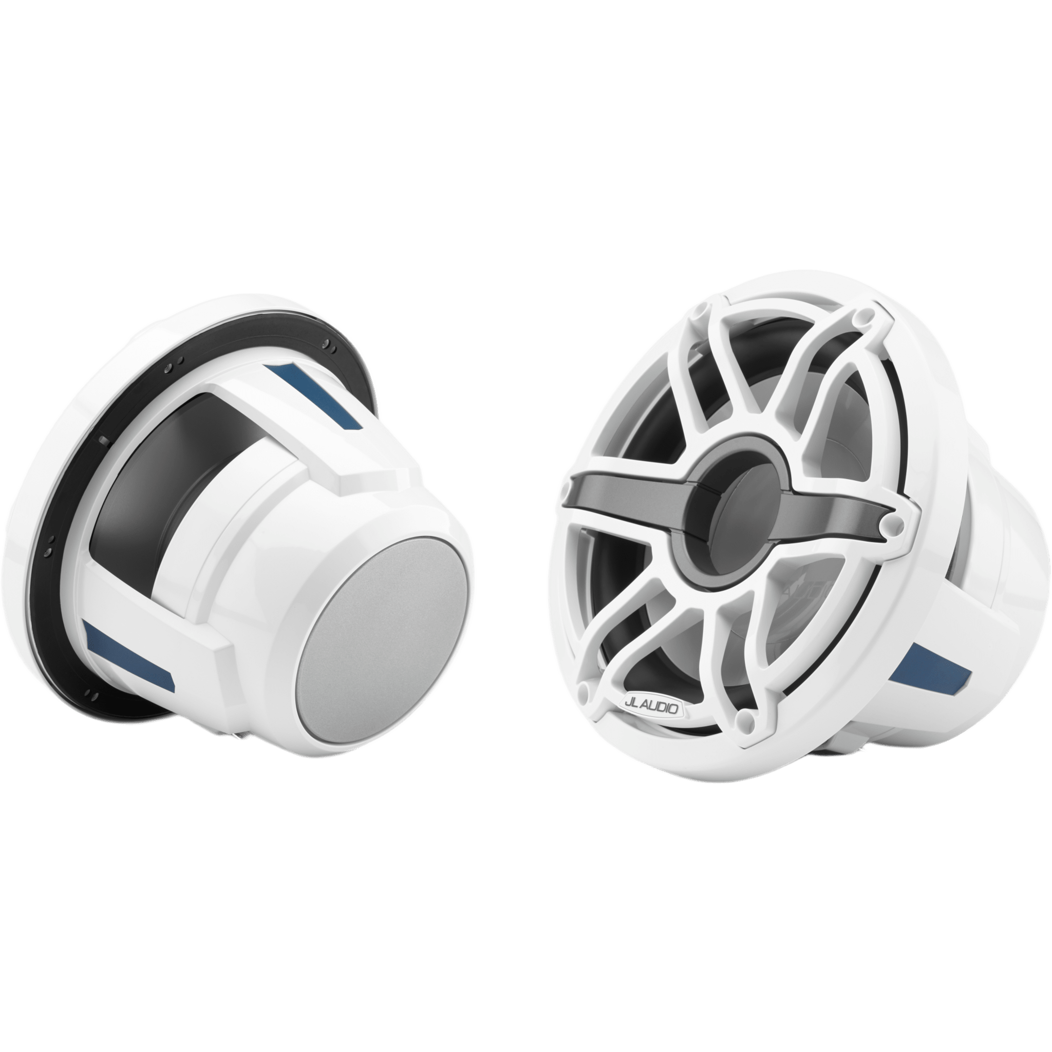 Subwoofer Náutico 10" / 250 W RMS / 4 &Omega; / Polipropileno con Mica / Rejilla Deportiva Blanca / Deflector Infinito o Caja Cerrada / Marino
