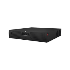 [Doble Poder de Decodificación] NVR 32 Megapixel (8K) / 32 Canales IP / AcuSense / ANPR / Conteo de Personas / Heat Map / 8 Bahías de Disco Duro / 2 Tarjetas de Red / Soporta RAID con Hot Swap / 2 HDMI en 8K / Soporta POS / Alarmas I/O / ACU