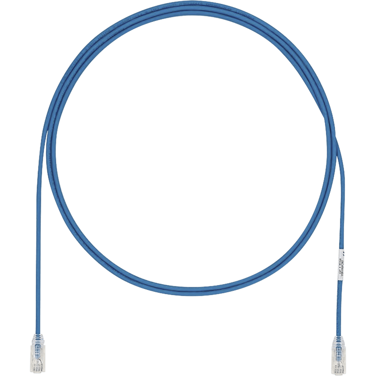 Cable de Parcheo UTP Cat6A, CM/LSZH, Diámetro Reducido (28AWG), Color Azul, 10 Metros (32.81 Pies).