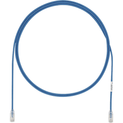 Cable de Parcheo UTP Cat6A, CM/LSZH, Diámetro Reducido (28AWG), Color Azul, 10 Metros (32.81 Pies).