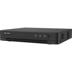 DVR 16 Canales TURBOHD + 8 Canales IP / 5 Megapixel Lite - 3K Lite / Audio de Dos Vías por Coaxitron / ACUSENSE (Evita falsas alarmas) / 1 Bahía de Disco Duro / Salida de Video en Full HD
