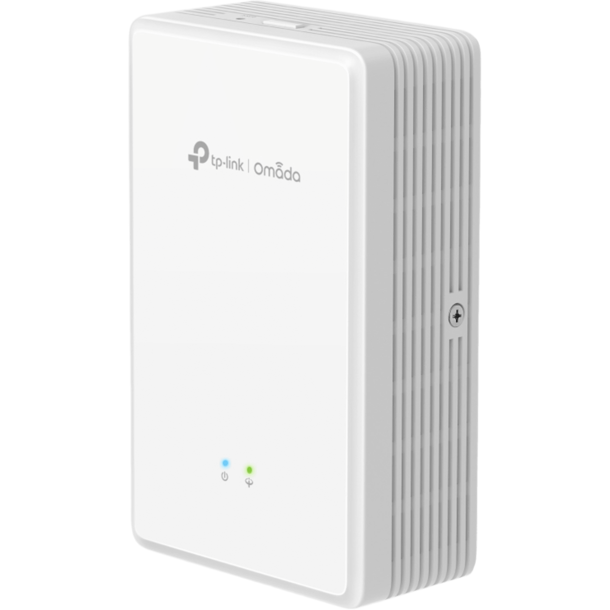 Punto de Acceso GPON de Pared / AX1800 Wi-Fi 6 / 1.8 Gbps / 2 Puertos Gigabit con PoE de Salida / FXS VoIP / Gestión Cloud Omada / Mesh y Roaming