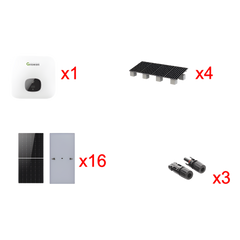 Kit Solar Interconexion  / 10kW  220Vca / Inversor GROWATT / Montaje Incluido