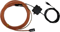 Sensor de Fugas de Fluido de Cuerda, Para RackPower PDU nVent SCHROFF, Detección de Fugas en Tuberías y Áreas, Rango Medición < 2 Mohm/cm, Plug and Play, Temperatura Operación 0-65°C