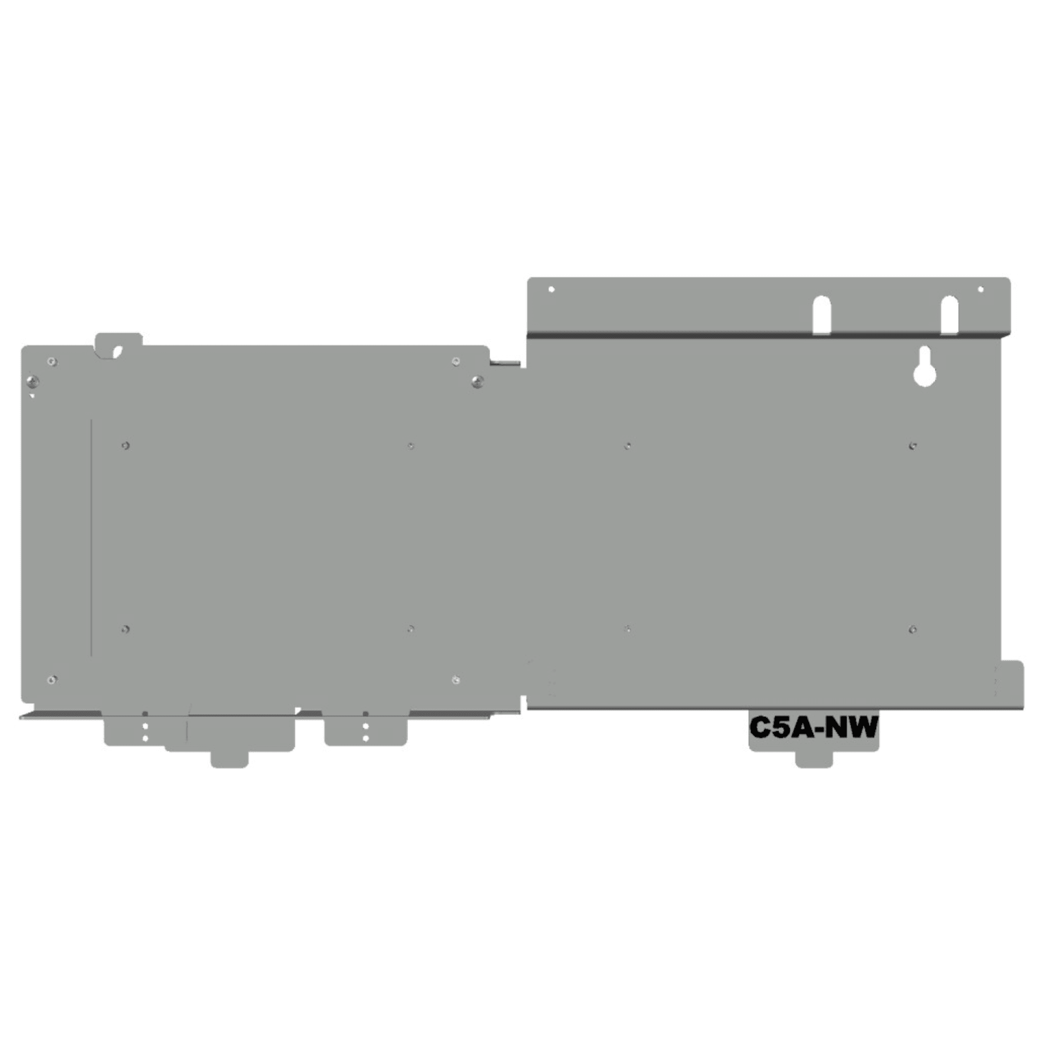 Chasis de audio para montar el sistema DVC y su teclado en gabinete CAB-5, incluye micrófono y compartimiento integrados