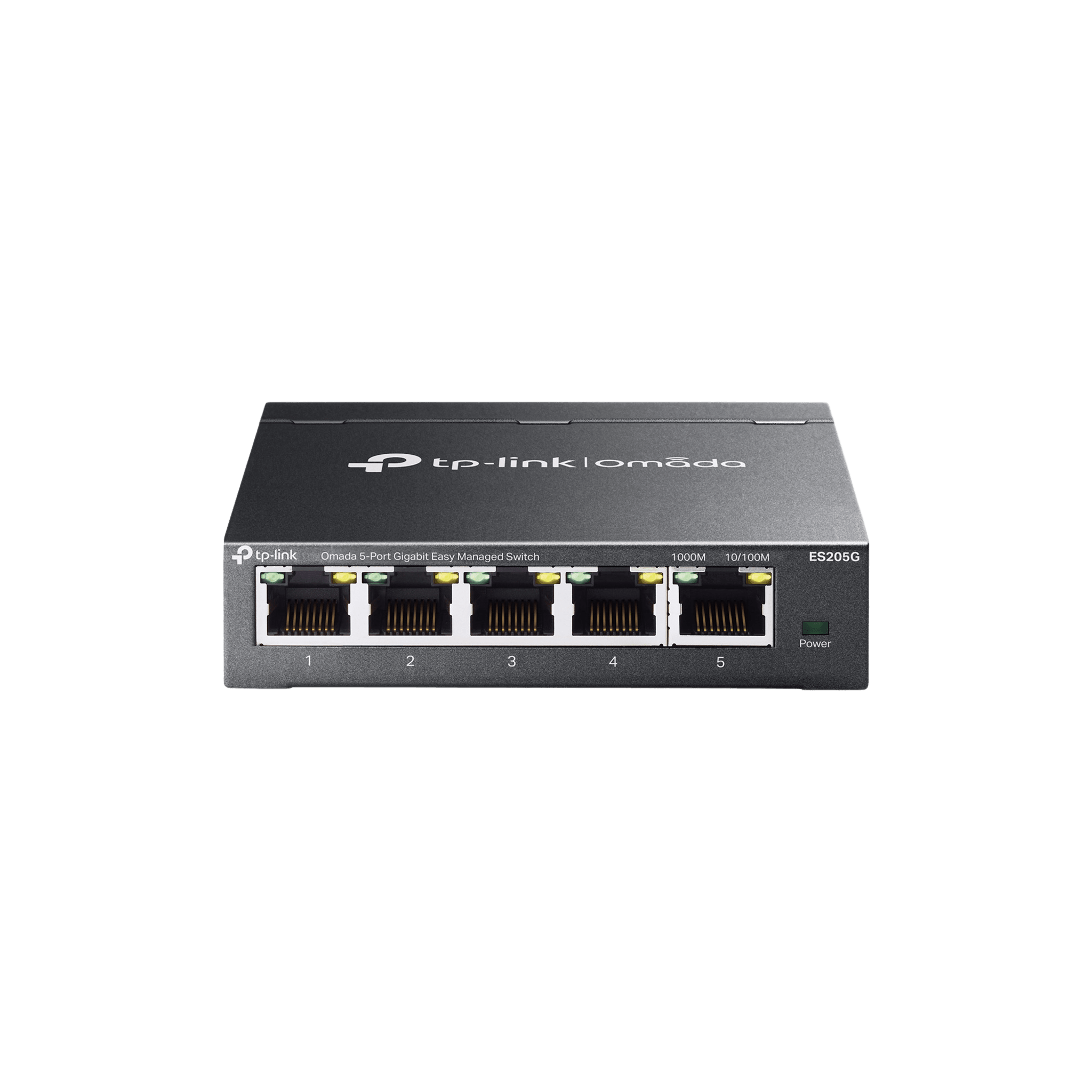 Switch Gestionado Omada SDN / 5 Puertos Gigabit RJ45 / 10 Gbps Capacidad Switching / 7.4 Mpps Forwarding Rate / Gestión Cloud Centralizada / VLAN 802.1Q / QoS 8 Colas Prioridad / Metal Fanless