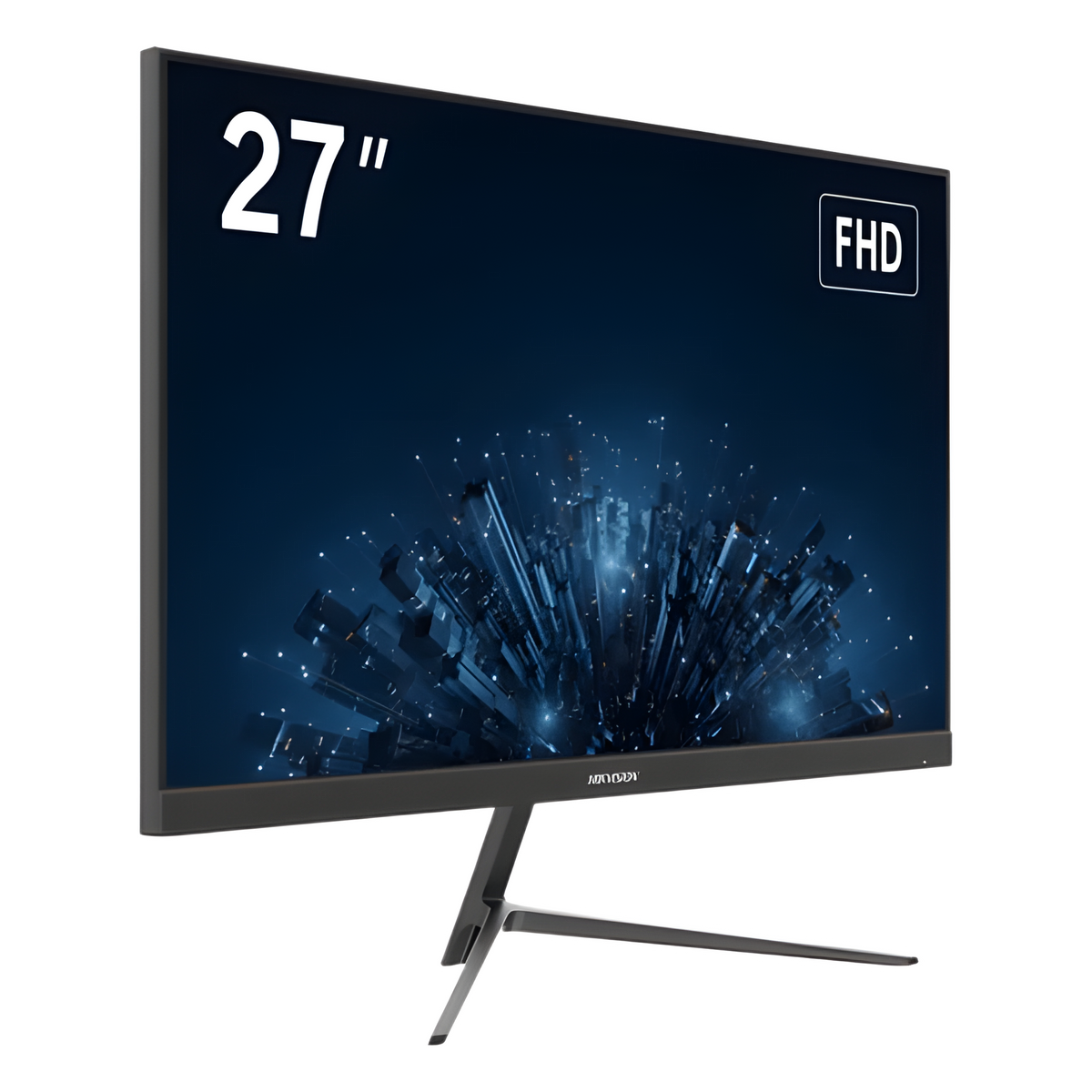 Monitor LED Full HD (1080p) de 27" / Bocinas Integradas / 100 Hz / Ideal para CCTV, Oficina y Hogar / Entrada HDMI-VGA / VESA (100 X 100) / Uso 24/7 / IPS / Ultra Delgado