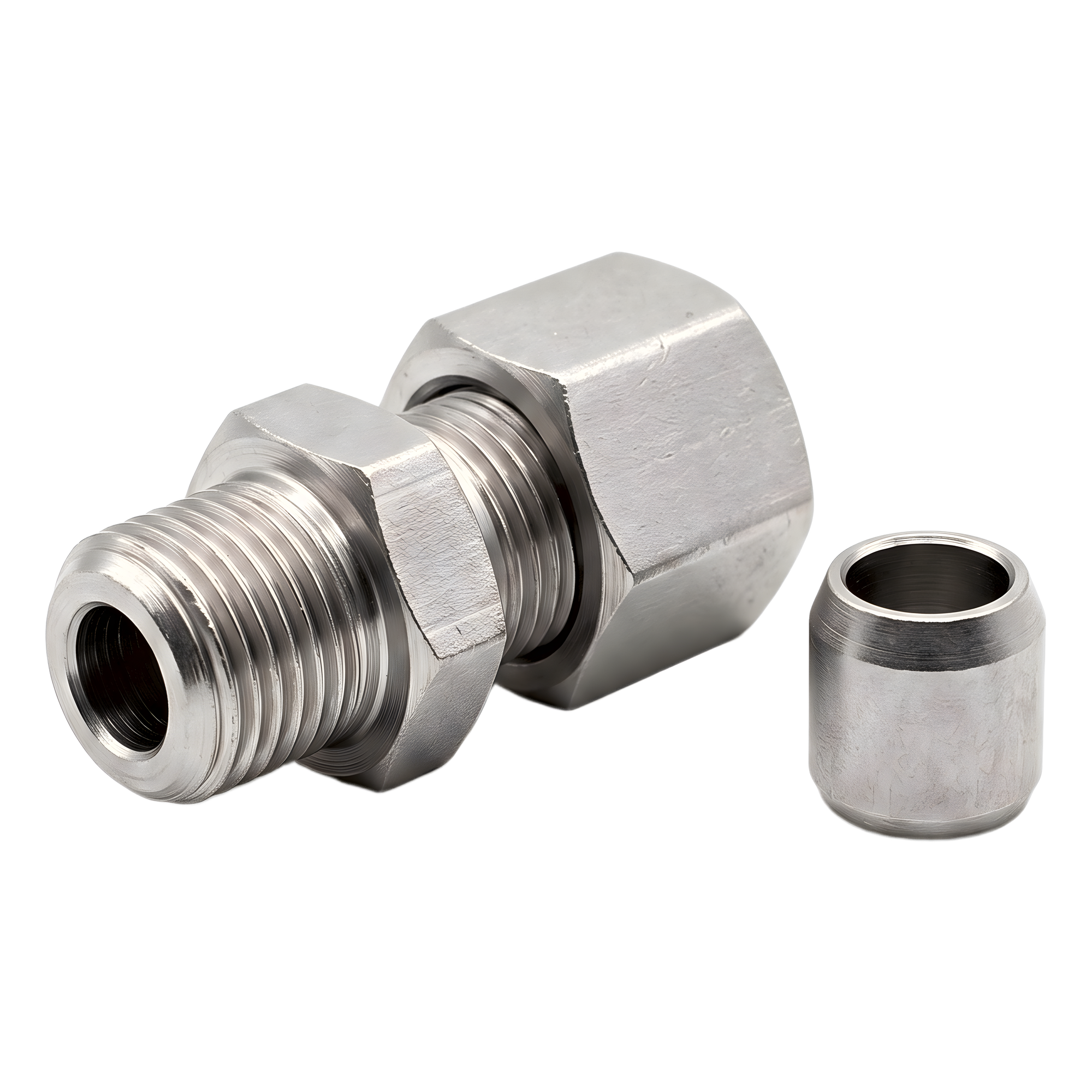 Adaptador para Manguera Piloto de Alta Presión / Sistema Oxeo / DN4 (1/16") / Unión M12 x 1.5 / Cono 24° con O-Ring (DKOL) / 375 bar (5439 psi) / Acero Galvanizado / cULus / FM Approved